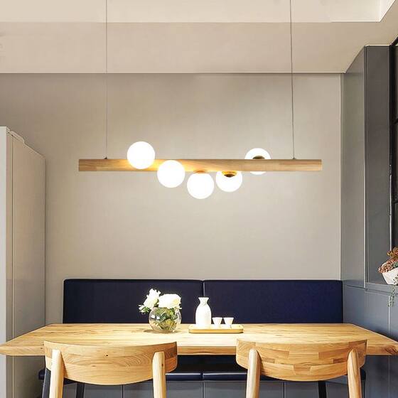 Nordic Japanese restaurant chandelier log commercial shop bar