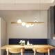 Nordic Japanese restaurant chandelier log commercial shop bar