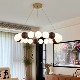 Medieval beads cream wind magic bean bedroom dining room chandelier