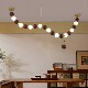 Medieval beads cream wind magic bean bedroom dining room chandelier