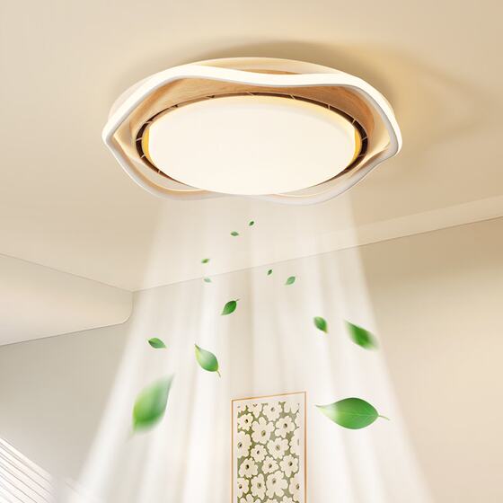 Lichang simple modern style bedroom bladeless fan light