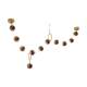 Long island shape bead lamp for dining table and bar