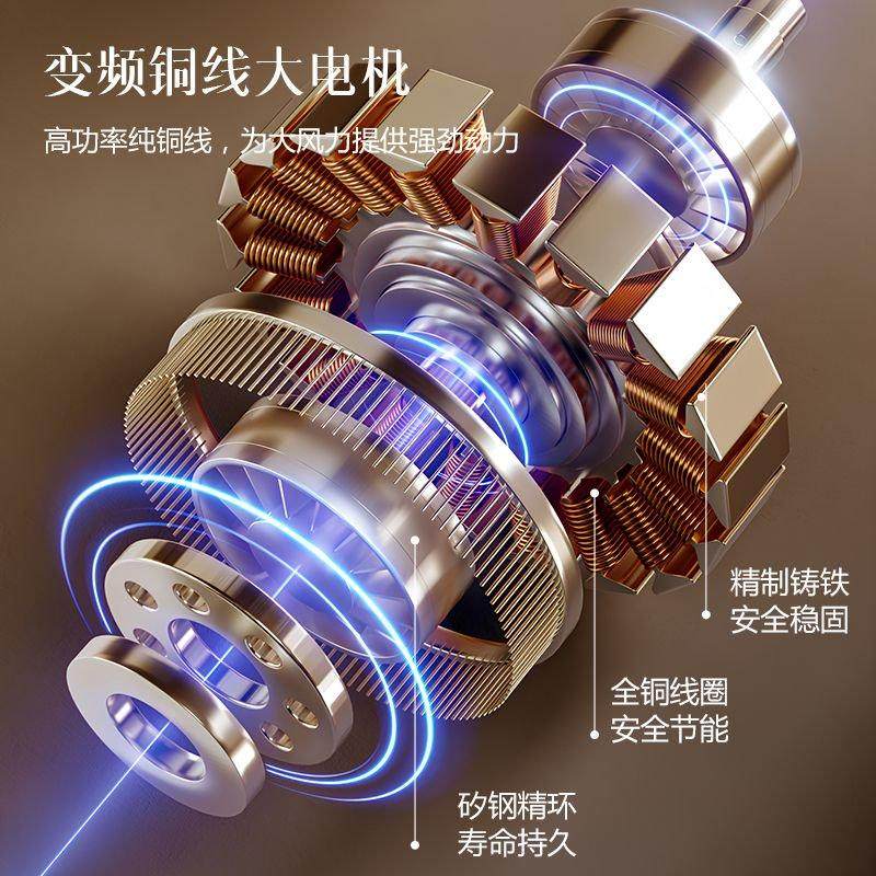 励昌中古风客厅餐厅风扇吊灯变频全光谱护眼家用一体电扇吊灯简约,淘宝优惠券,粉丝福利购,淘宝优惠卷