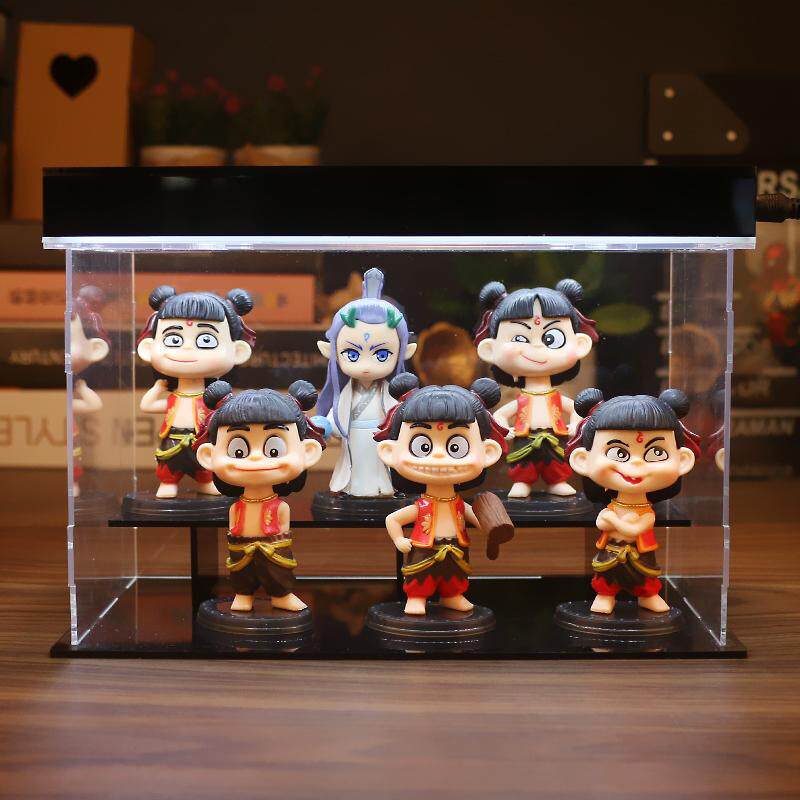 哪吒手办之魔童公仔闹海 敖丙电影同款 潮玩手办可爱桌面车载摆件