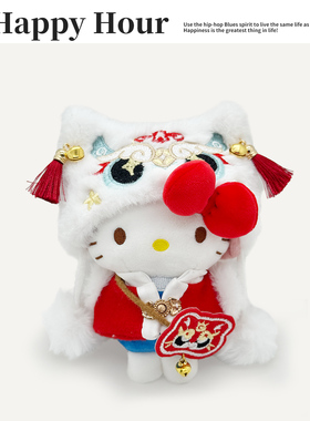 正版凯蒂猫毛绒挂件新年礼物