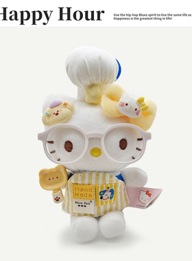 正版hellokitty挂件哈喽kitty毛绒小挂件kitty猫挂件玩偶包包挂饰
