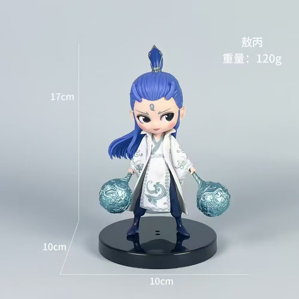 哪吒之魔童降世敖丙哪吒手办生日礼物学生礼品汽车装饰品桌面摆件