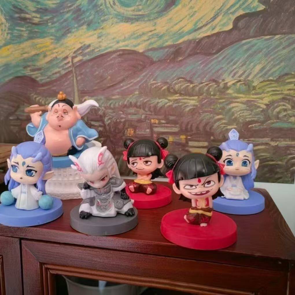 哪吒之魔童降世敖丙哪吒手办生日礼物学生礼品汽车装饰品桌面摆件