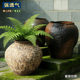 Breathable Yixing purple sand clay flower pot large