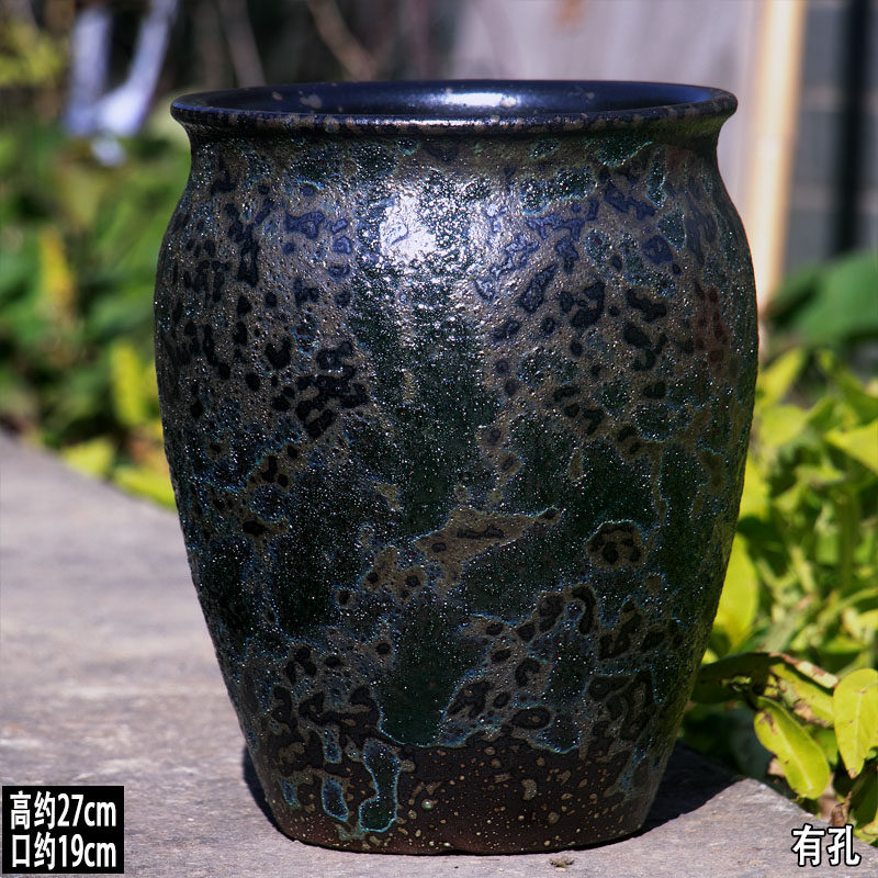 透气三角梅花盆粗陶家用老桩陶盆透气绣球月季花盆高筒陶土盆复古,淘宝优惠券,粉丝福利购,淘宝优惠卷