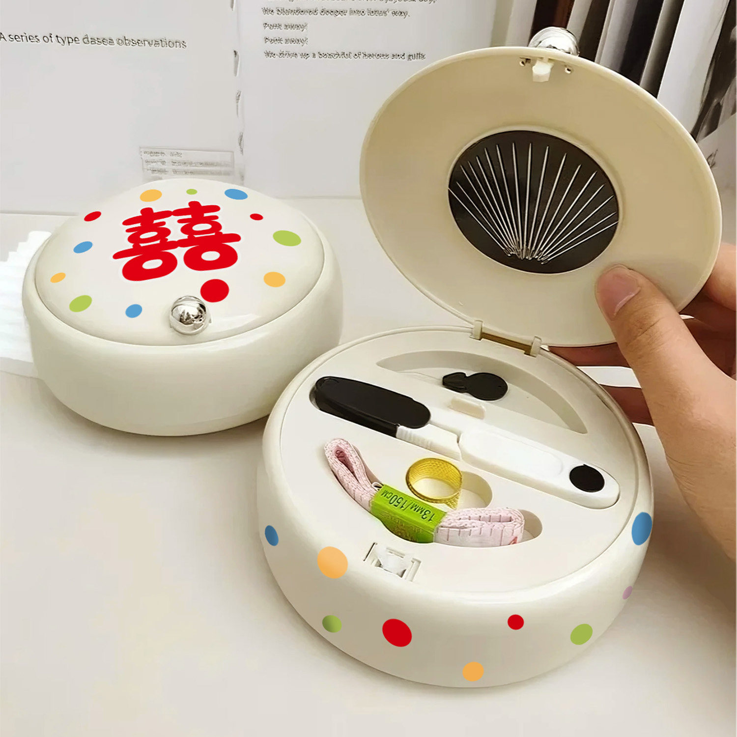 无独有偶针线盒结婚嫁妆豪华针线套装针线包便携陪嫁物品女方全套,淘宝优惠券,粉丝福利购,淘宝优惠卷