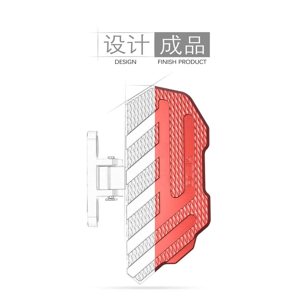 适用小牛 uqi F400t U2 mqil gt1 MS 电动车配件改装折叠后脚踏板 - 图0