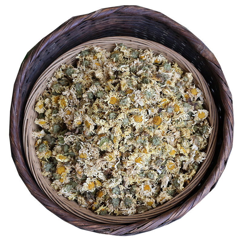 农家菊花白菊贡菊菊花晒干胎菊王杭白菊熬夜泡水喝广东凉茶草药材