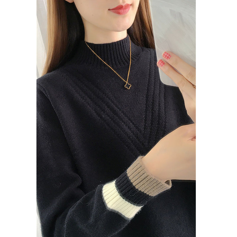 大码女装胖mm春装遮肉针织打底衫胖妹妹毛衣遮肚上衣显瘦藏肉23仙,淘宝优惠券,粉丝福利购,淘宝优惠卷