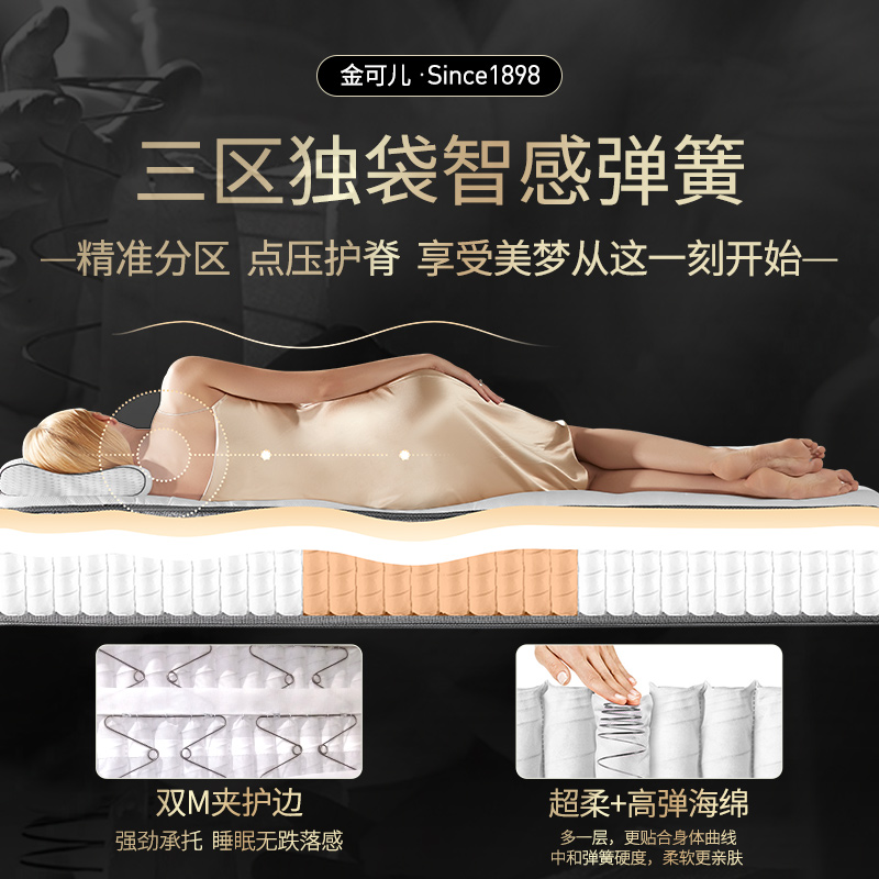 金可儿护脊20床垫怎么样？真不真，用后半年真实反馈！gaambhalrv