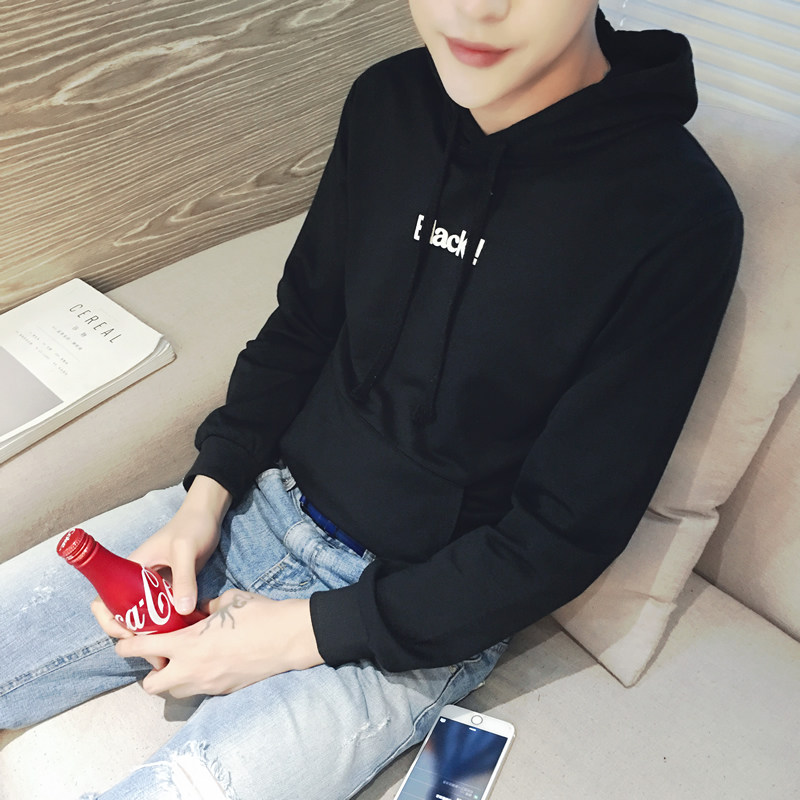 套头带帽男学生韩版潮流戴帽子卫衣 sunquan服饰卫衣