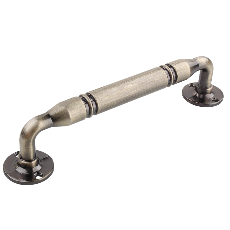 老式大门拉手柜门明装把手手柄锌合金不锈钢门防盗门铁门上扶手 - 图3