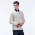 MENHARDUM / Man Hutton 2018 mùa thu nam mới màu rắn kinh doanh áo len cashmere giản dị - Áo len Cashmere