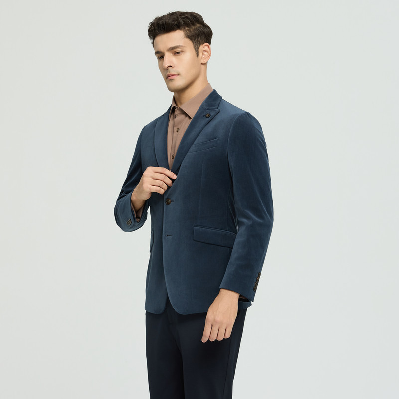 MENHARDUM/蔓哈顿秋冬新品灯芯绒西装商务男装戗驳领干练挺拔西服,淘宝优惠券,粉丝福利购,淘宝优惠卷