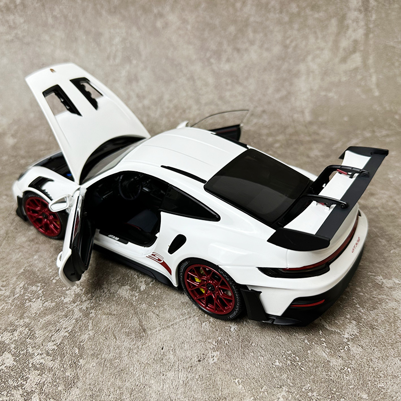 迷你切 1:18 保时捷 2022 PORSCHE 911(992) GT3 RS 合金汽车模型 - 图0