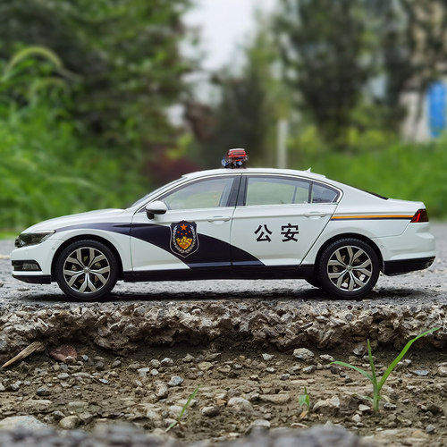 一汽大众 1:18 全新迈腾B8 POLICE 警车 MAGOTAN轿车汽车模型车模 - 图1