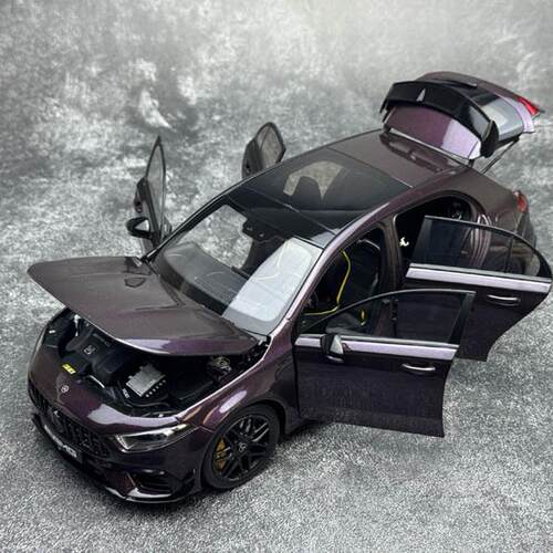 Kiloworks/NZG 1:18 奔驰 AMG A45 S 性能车合金汽车模型车模收藏 - 图0
