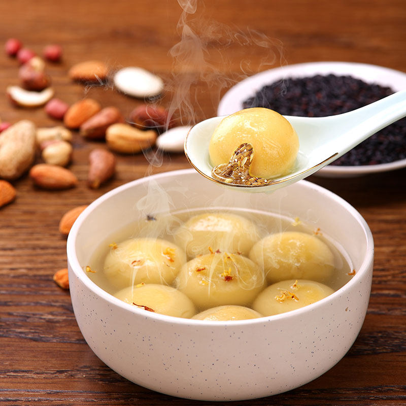 稻香私房大黄米汤圆黑芝麻五仁钙奶新品福袋造型网红元宵节汤圆