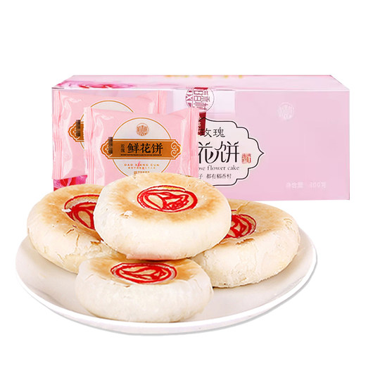 Daoxiangcun rose flower cake snacks