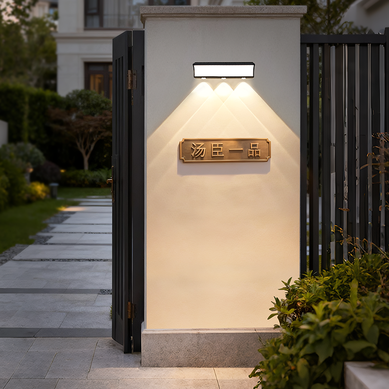 太阳能壁灯户外防水别墅庭院室外照明洗墙灯花园阳台露台氛围射灯,淘宝优惠券,粉丝福利购,淘宝优惠卷