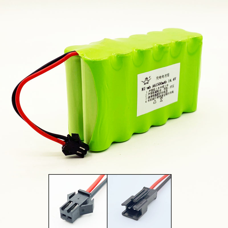 扫地机器人吸尘器充电电池组14.4V1500mAh镍氢AA电池组超长续航