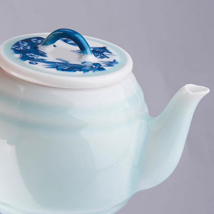 汉唐茶具陶瓷茶壶家用景德镇釉下彩功夫茶壶复古手绘水壶泡茶壶