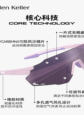 海伦凯勒运动墨镜抗冲击防风沙