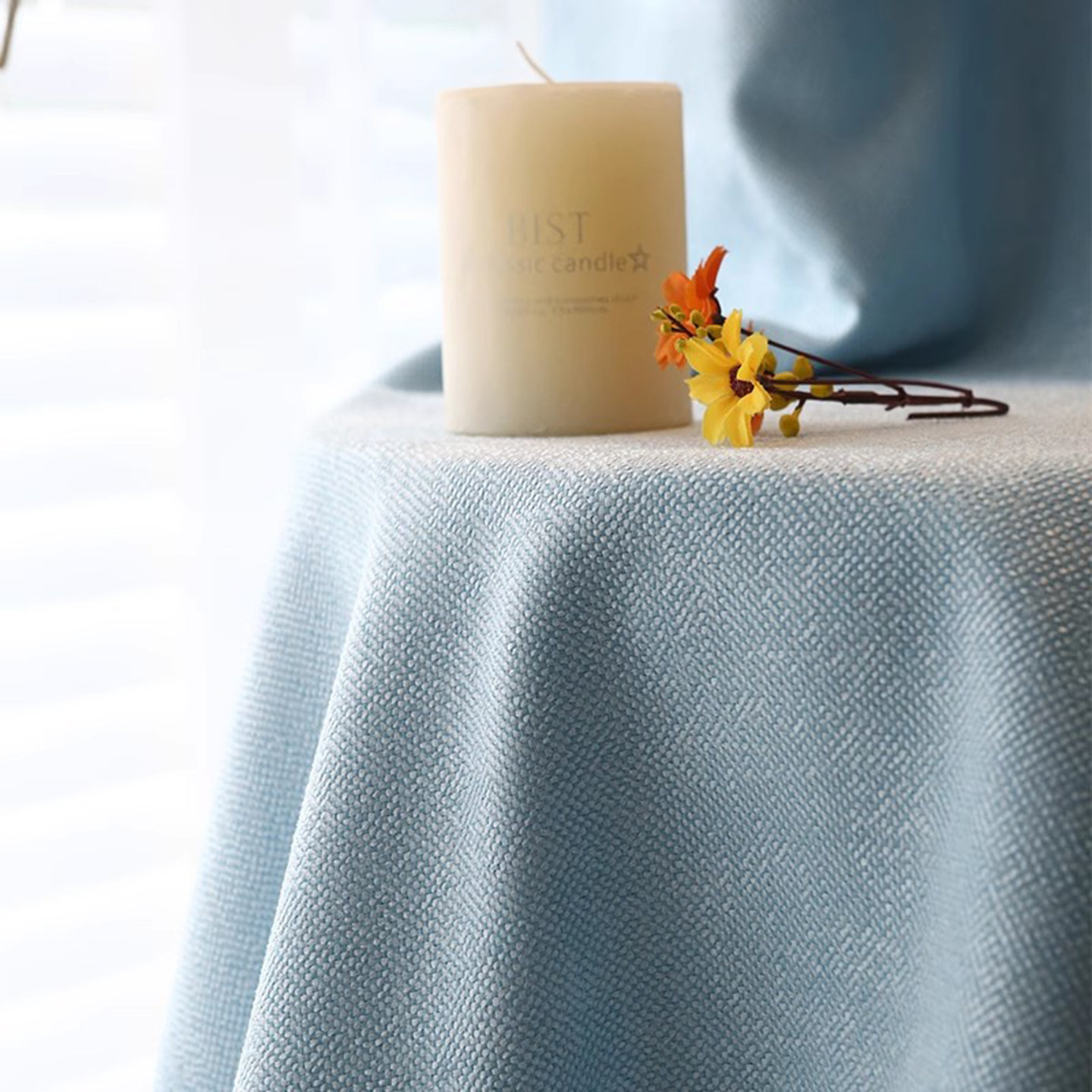 2020年新款流行棉麻窗帘布简约现代落地窗遮光卧室挂钩式客厅轻奢