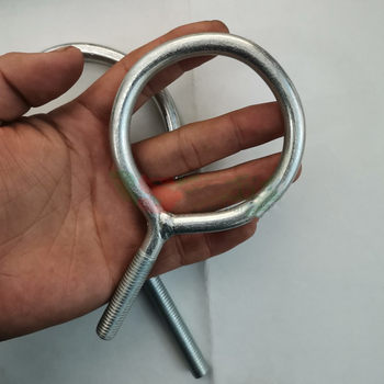 ແຫວນ Galvanized bolt sheep ຕາ screw ເຍື່ອໂຄງສ້າງ push-pull awning casing bolt ເຮືອນແກ້ວຄໍ screw M8M10