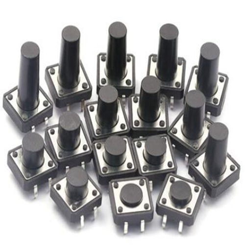 轻触开关 6*6*5.5 四脚 微动 按键开关 铜脚 直插 （1K） - 图3