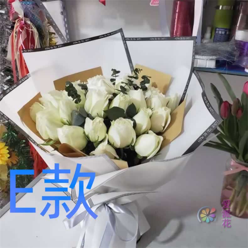 生日祝寿白玫瑰广西桂林花店送花恭城县秀峰区叠彩区同城鲜花快递 - 图3