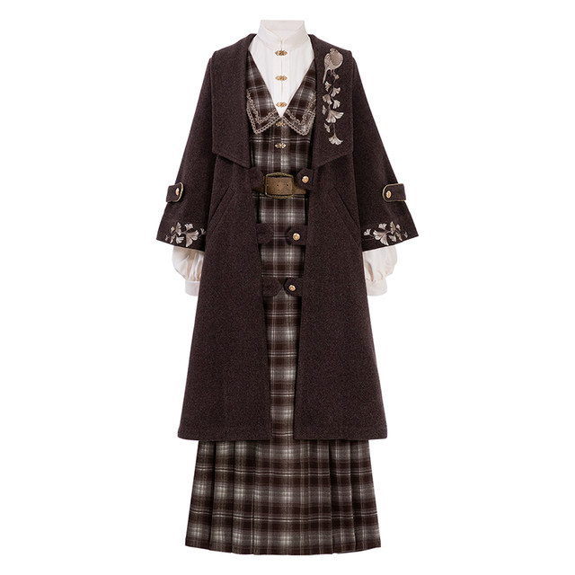 Original design winter thickened new Chinese wool coat