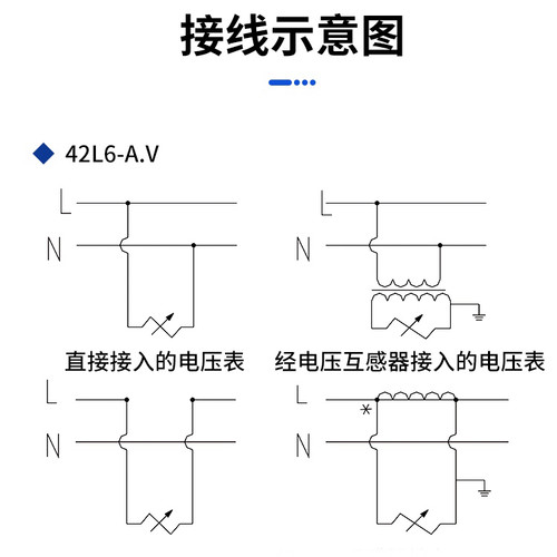 正泰42L6电压表450V电流表500V指针表交流表400/5 100 200 300/5A - 图1
