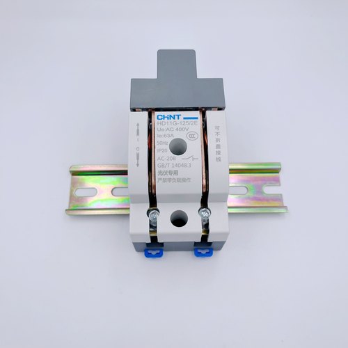 正泰闸刀开关220V光伏电箱专用刀闸隔离开关2P63A100A单投式加厚 - 图3