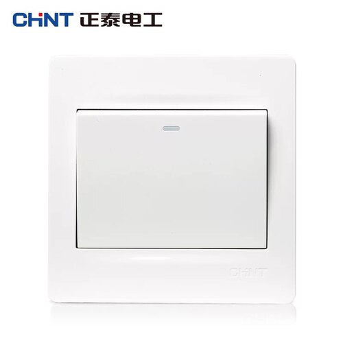 正泰电工 新品86型墙壁开关插座 NEW7N象牙白 五孔16A插座面板 - 图1