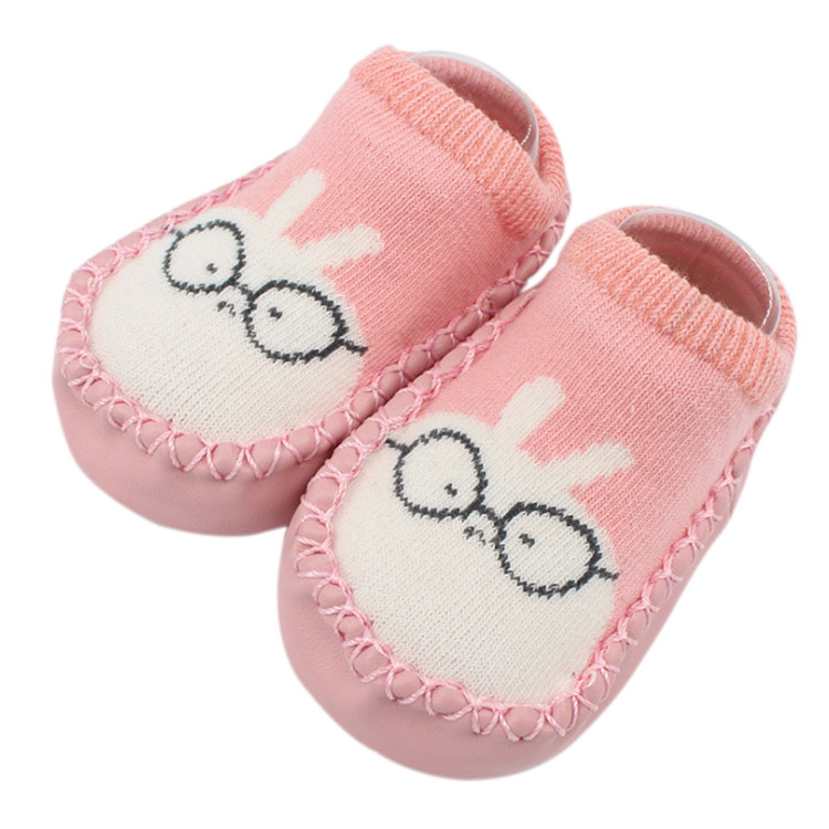 婴儿学步袜 防滑软底 春秋宝宝地板袜6-12室内鞋夏季纯棉儿童袜套