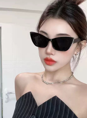 赵亚苧同款猫眼太阳镜