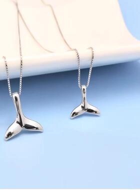 大鱼海棠美人鱼尾项链女S925银