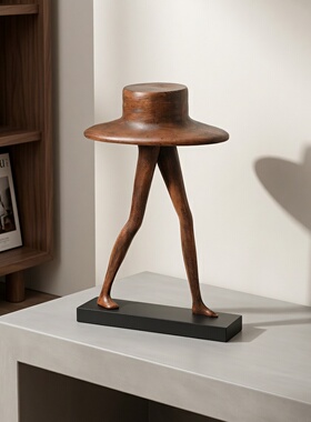 现代简约鹿角树脂动物小雕塑摆件