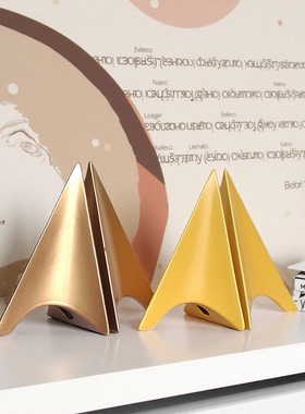 极简风抽象彩色缤纷陶瓷手折飞机