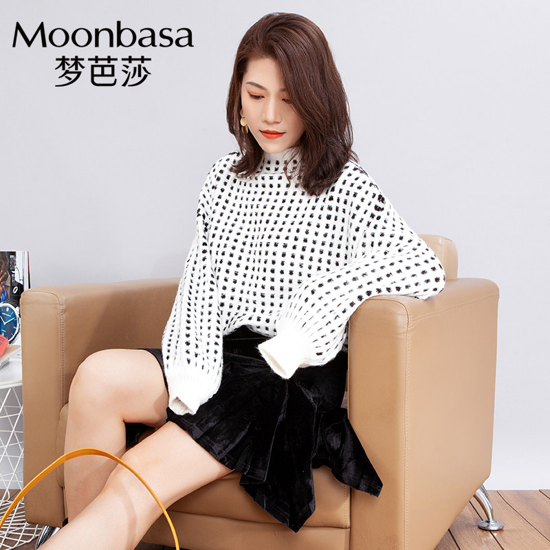 梦芭莎女装2019秋冬宽松舒适毛衫 梦芭莎毛衣