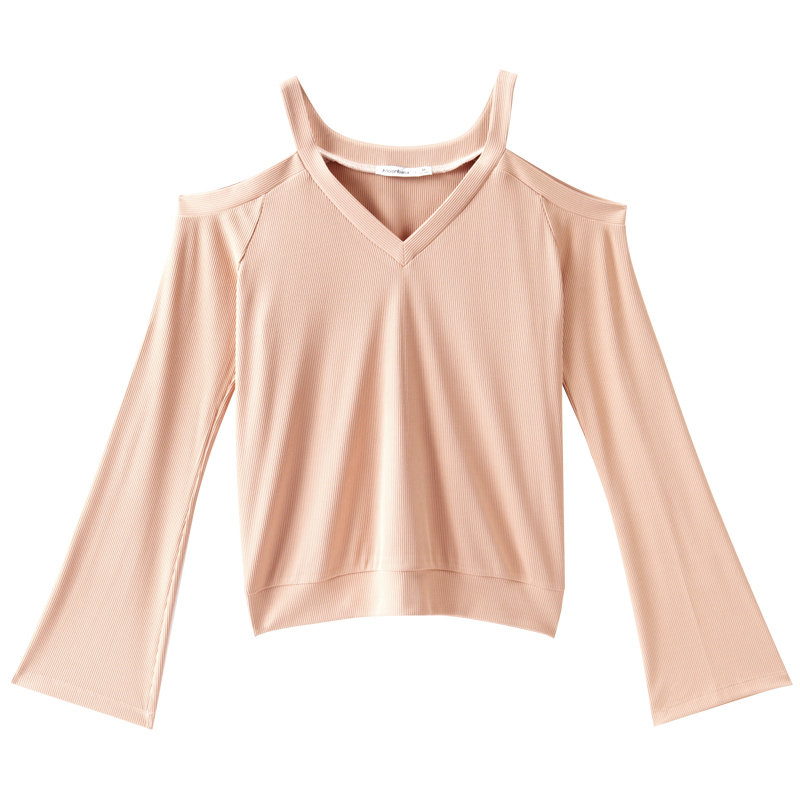 moonbasa 2018春装新品创意镂空t恤 梦芭莎T恤