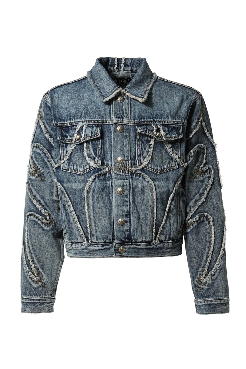 Thug club TRIBAL DENIM JACKET范丞丞同款定金链接-图2