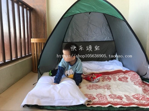 速开钓鱼沙滩帐室内儿童小孩帐篷家庭野餐遮阳全自动户外海边防晒 - 图0