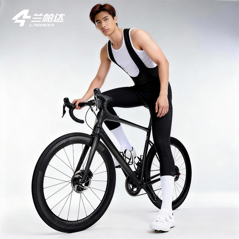 兰帕达春秋夏季双箭头骑行裤薄长裤背带裤男公路车山地自行车迅光,淘宝优惠券,粉丝福利购,淘宝优惠卷